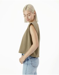 American Apparel - Heavyweight Garment Dyed Women's Muscle T-Shirt