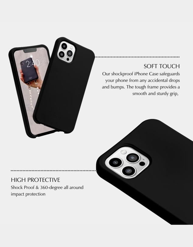 LOUVE COLLECTION - Le Café Noir Crossbody Phone Case