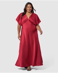 Pink Dusk by Curve Project - Want It All Maxi Dress
