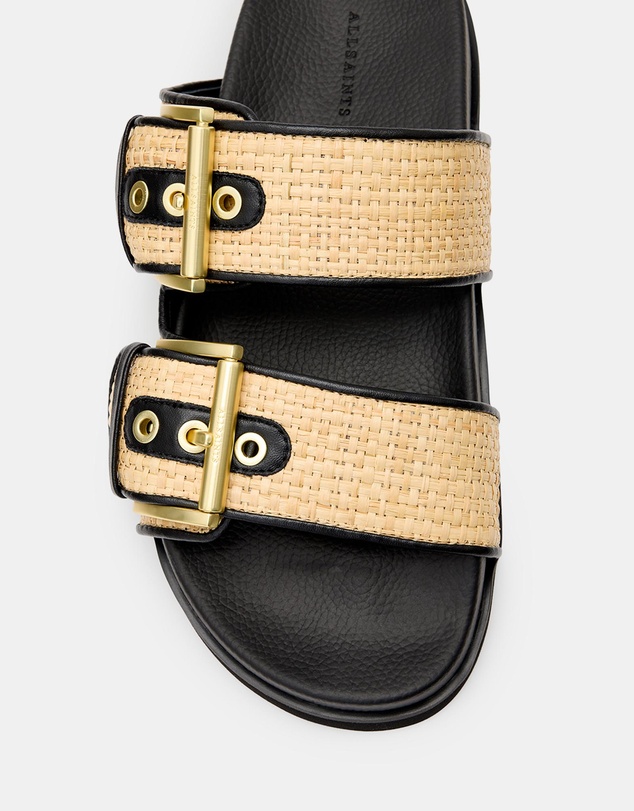 AllSaints - Sian Raffia Sandals - Women's