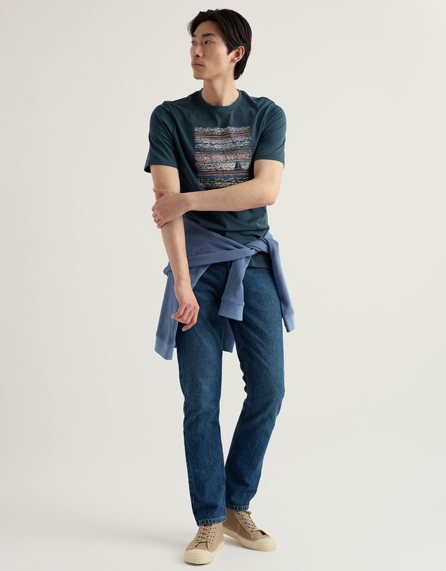 Seasalt - Seasalt Cornwall Navy Men's Midwatch T-Shirt