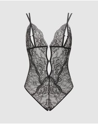 Ann Summers - Diamond Heart Crotchless Bodysuit