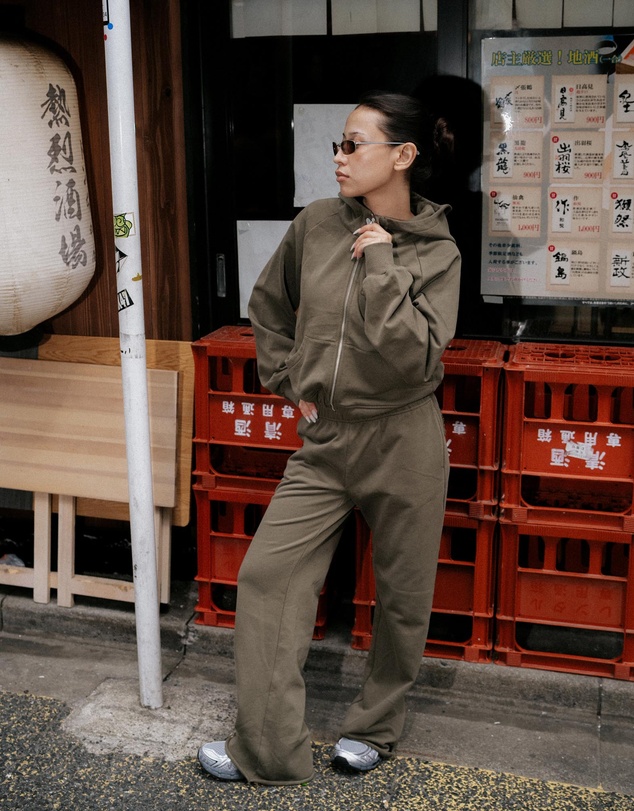 Pinky & Kamal - Raw Hem Trackpants