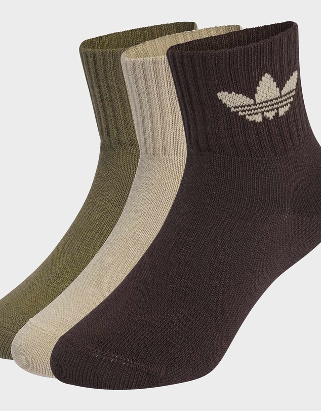 adidas Originals - MID ANKLE SOCK 3 PAIR PACK KIDS