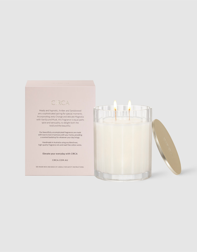 CIRCA - Amber & Sandalwood Soy Candle