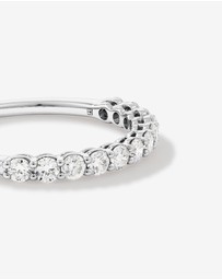 Michael Hill - 0.60 Carat TW Claw Set Round Brilliant Laboratory-Grown Diamond Wedding Ring in 14kt White Gold