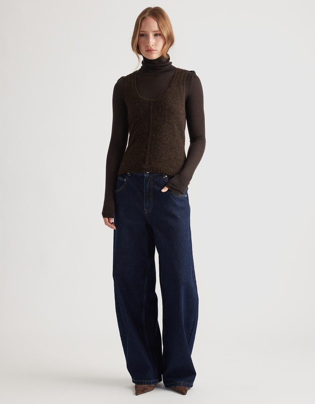 Decjuba - Tyla Fluffy Knit Tank