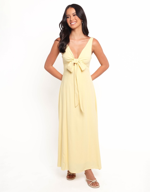 Petal & Pup - Archer Midi Dress - Butter Yellow