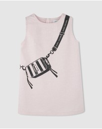 Marc Jacobs - Crosbody Bag Print Sleeveless Dress - Kids-Teens
