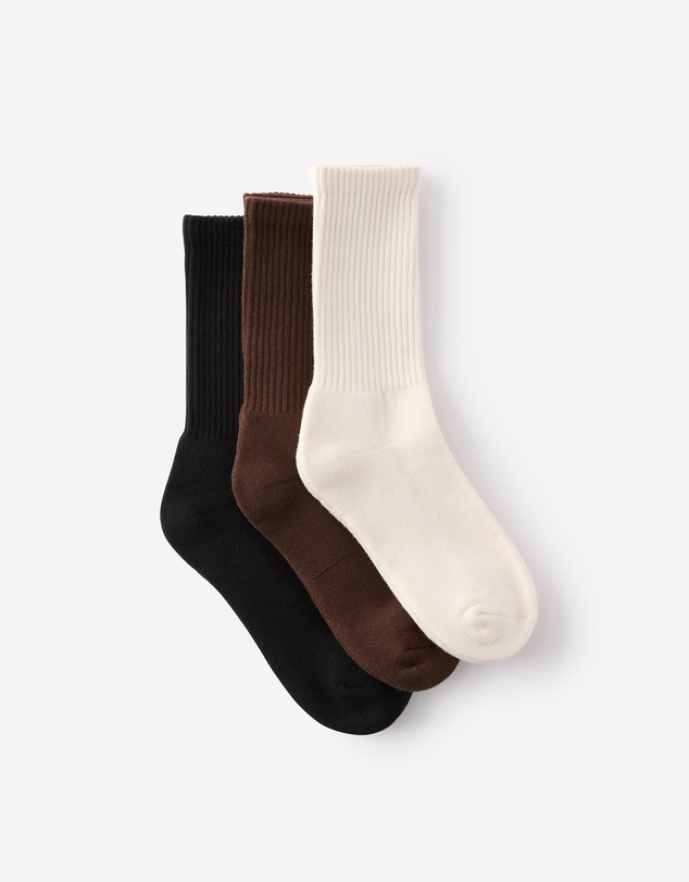 Cotton On - 3 Pack Essential Crew Socks