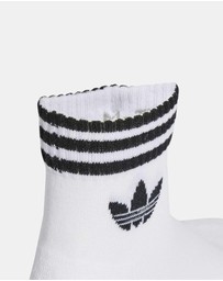 adidas Originals - 3 Stripes Ankle Socks 3 Pairs