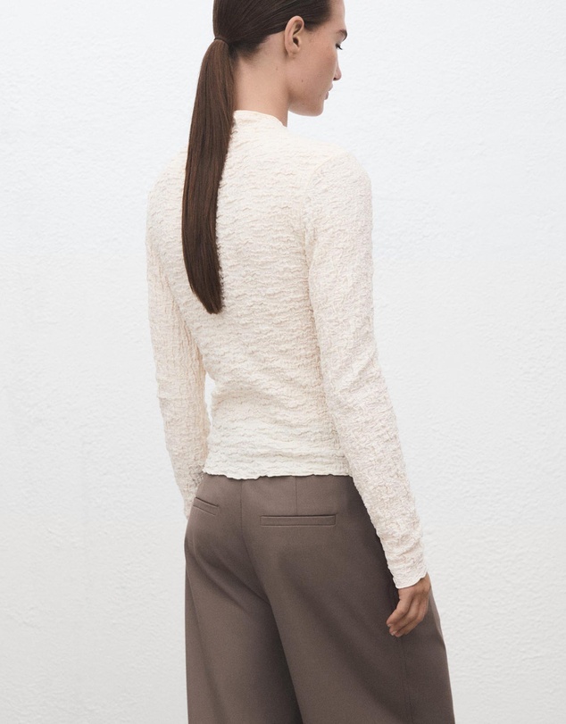 M.N.G - Textured Crepe Top