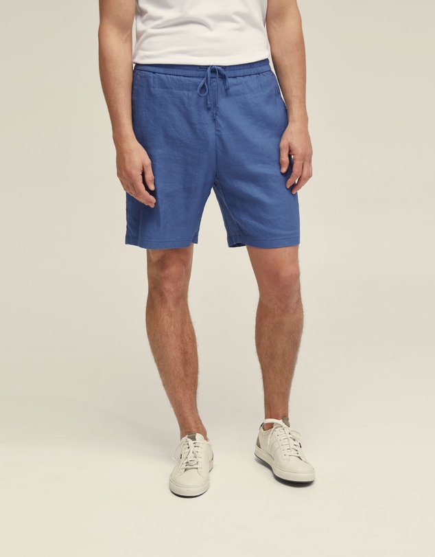 Oxford - Rufus Linen Pull On Shorts