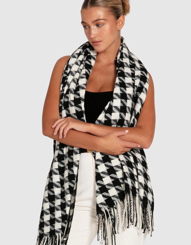 Belle & Bloom - Return To Sender Houndstooth Scarf