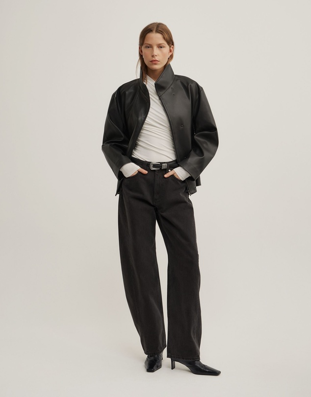 Witchery - Wrap Long Sleeve Jersey Top