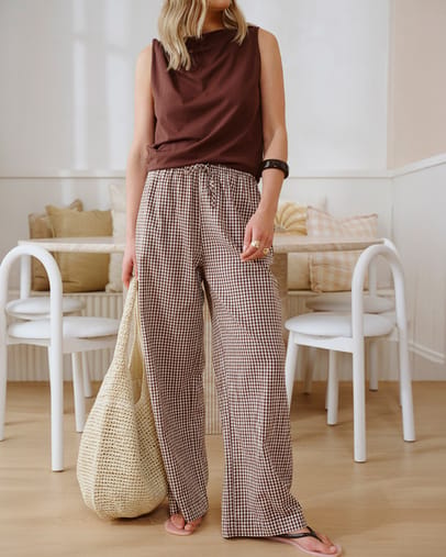 CHOCOLATE GINGHAM