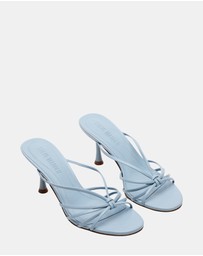 Steve Madden - Edna Blue Leather Heels