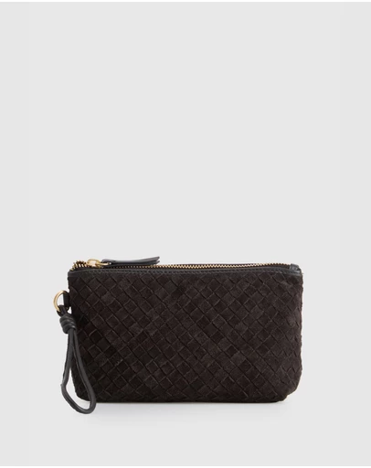Evity - Ines Suede Weave Pouch