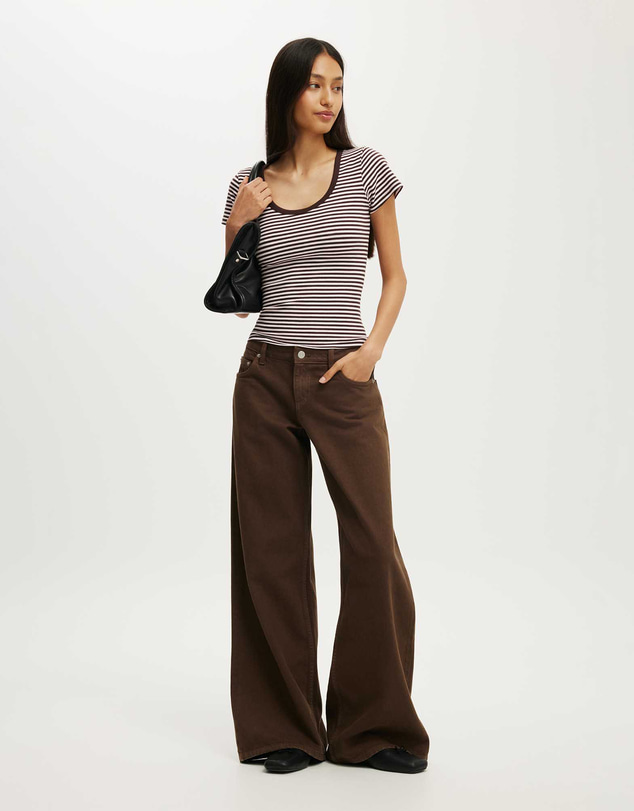 Cotton On - Everyday Smooth Scoop Neck Tee