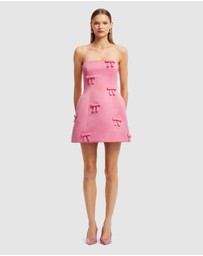 LEO LIN - Roselle Bow Mini Dress
