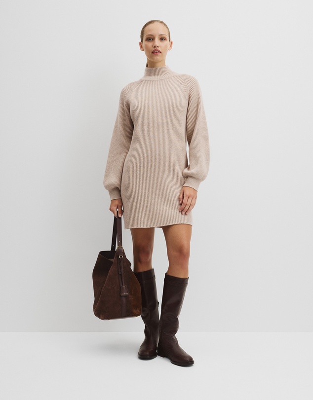 Country Road - Australian Cotton Blend Knit Mini Dress