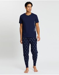 Polo Ralph Lauren - Allover Pony Cotton Jersey Sleep Jogger