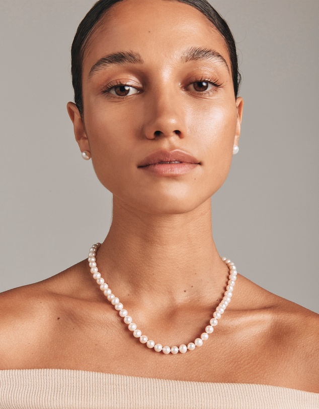 Michael Hill - Cultured Freshwater Pearl Necklace in 10kt Yellow Gold