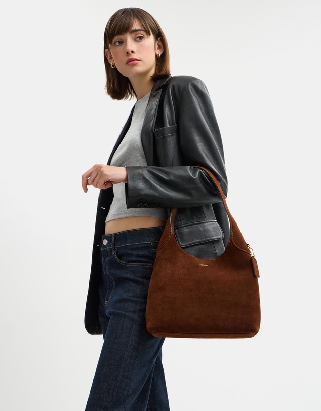 Coach - Suede Brooklyn Shoulder Bag 28