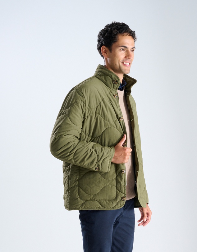 3 Wise Men - 3 Wise Men Quilted Jacket Forest