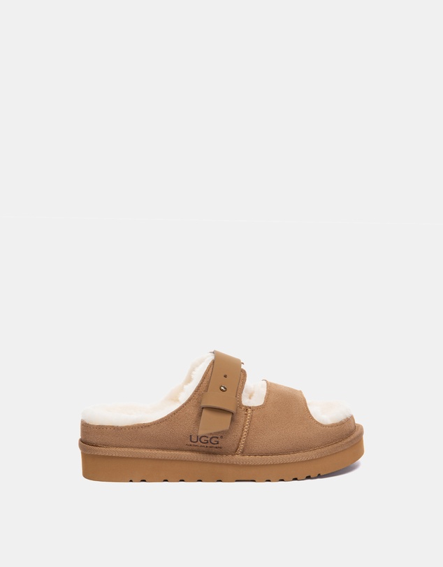 EVERAU - Australian Shepherd Ugg Clava Cow Suede Upper Loafer Oxfords Flats