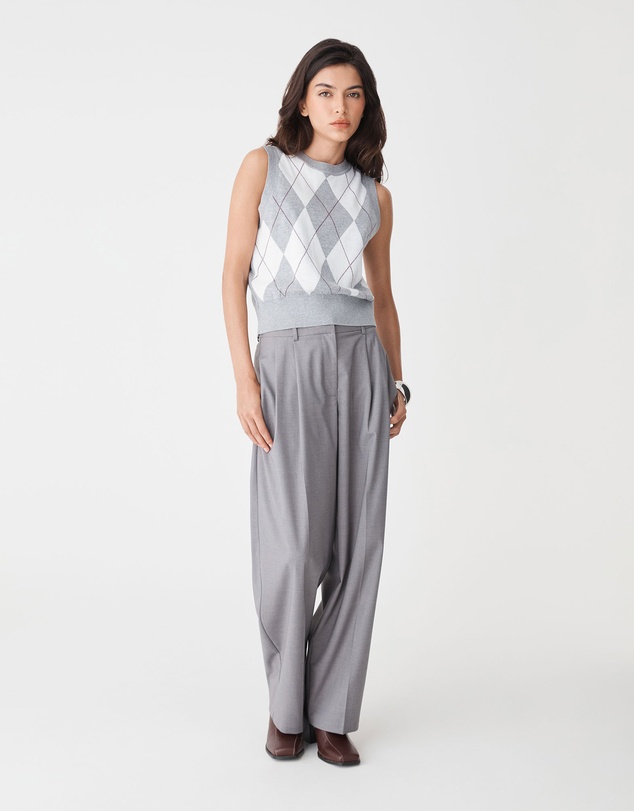 Forcast - Jacinta Argyle Knit Vest