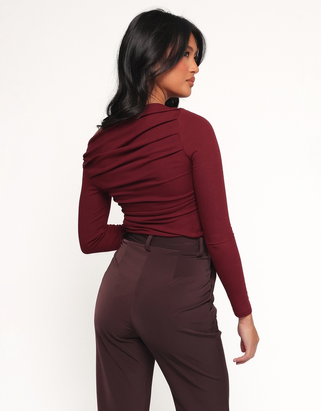 Petal & Pup - Cer Knit Top - Cherry Chocolate