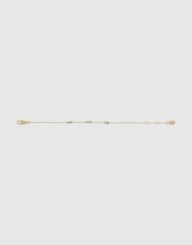 Fossil - Ellis Toi Et Moi Gold-Tone Bracelet