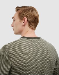 Politix - Tricolour Crew Neck Knit