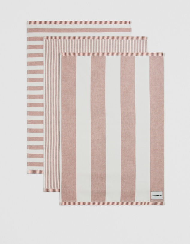 Country Road - Isa Australian Cotton Tea Towel Pack Of 3