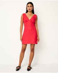 Dazie - Weekend Wine Mini Dress