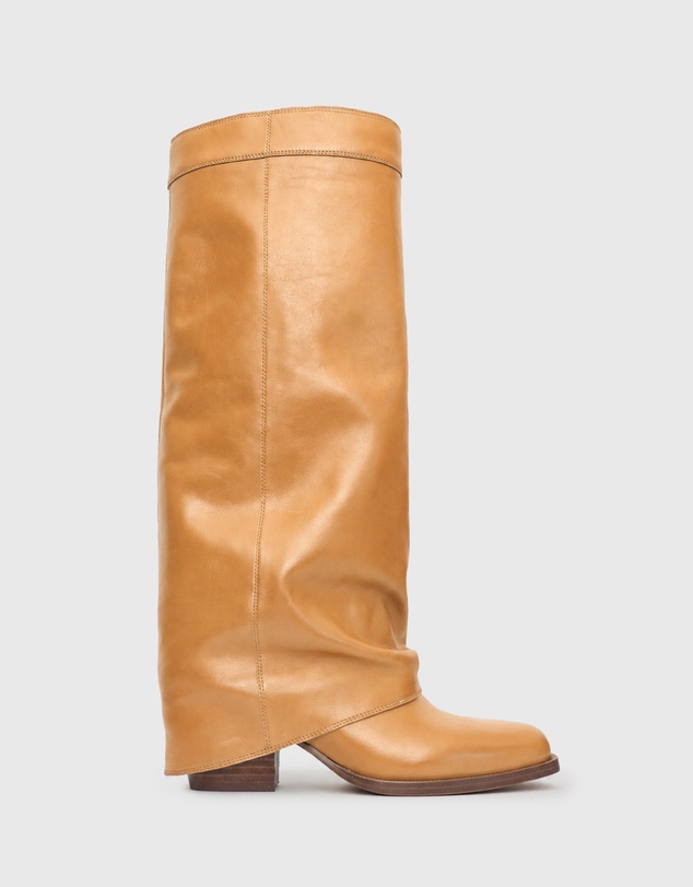 Betts - Winnie Leather Cuffed Knee Boots