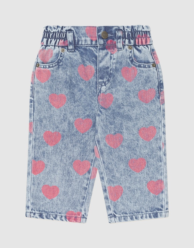Huxbaby - Dreamy Denim Hearts Jeans - Babies-Kids
