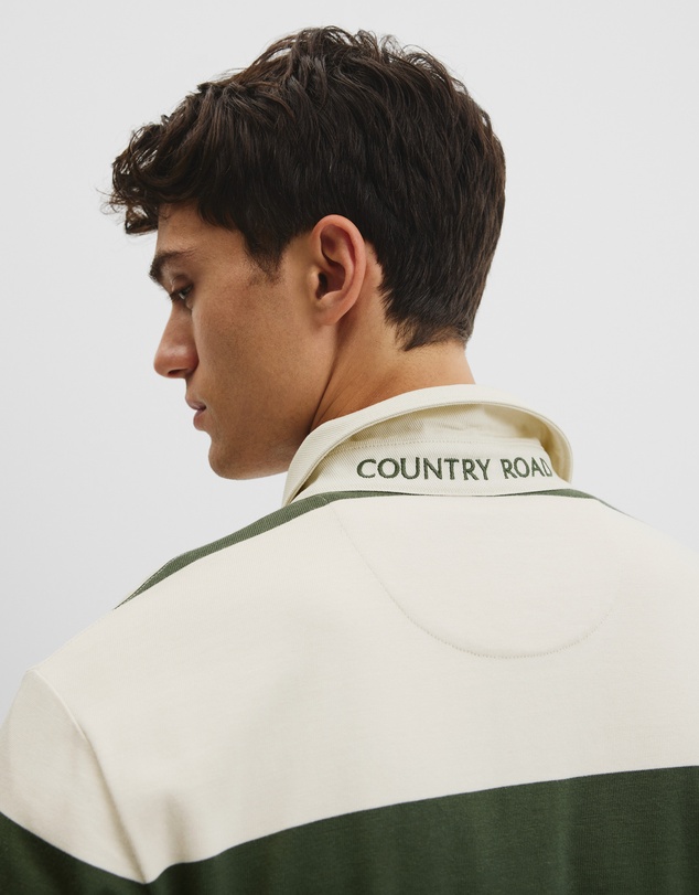Country Road - Australian Cotton Stripe Rugby Polo