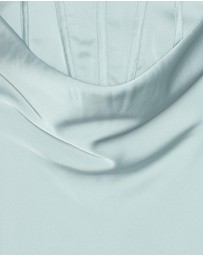 ROTATE - Satin Corset Maxi Dress