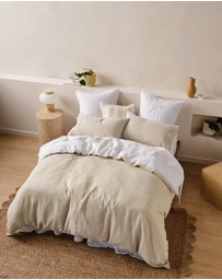Linen House - Nimes Duet Pure Linen Quilt Cover Set
