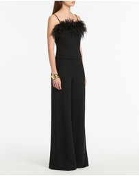 Carla Zampatti - Black Crepe Palazzo Pant