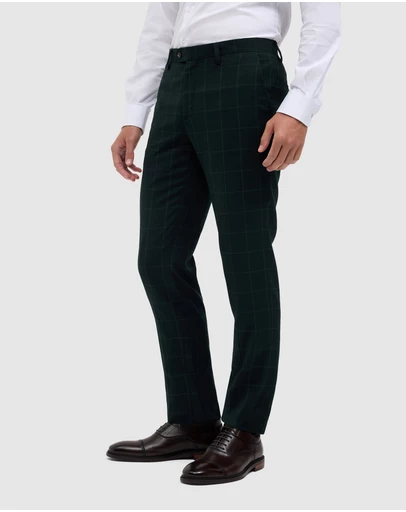 Politix - Baxter Windowpane Tailored Pant