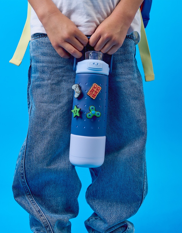 The Somewhere Co - Navy Charmer Water Bottle