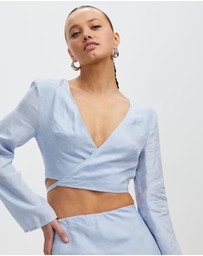 Third Form - Paisley Wrap Blouse