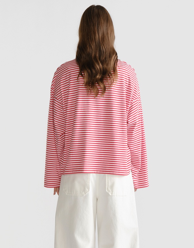Decjuba - D-Luxe Long Sleeve Stripe Tee