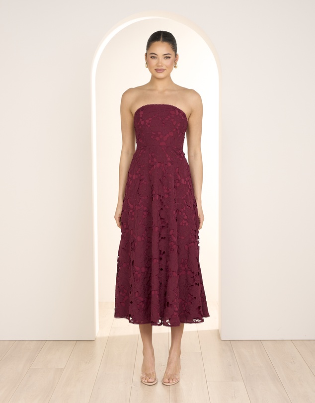 Pilgrim - Nellie Strapless Midi Dress