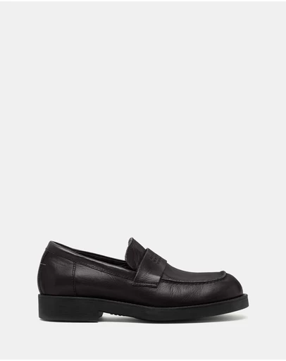 MM6 Maison Margiela - Logo Embossed Moccasins - Women's
