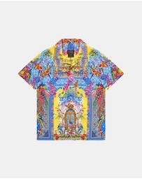 Camilla - Short Sleeve Camp Collared Shirt - Kids-Teens