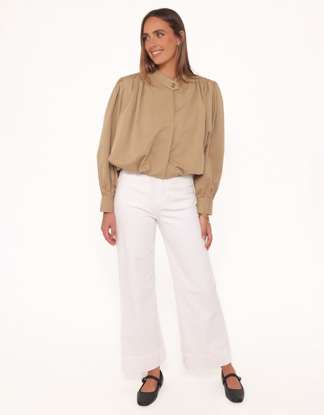 Petal & Pup - Rory Bubble Hem Jacket - Khaki